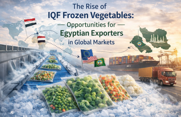 The Rise of IQF Frozen Vegetables: Export Opportunities for Egypt in Global Markets