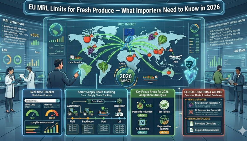 EU MRL Limits for Fresh Produce
