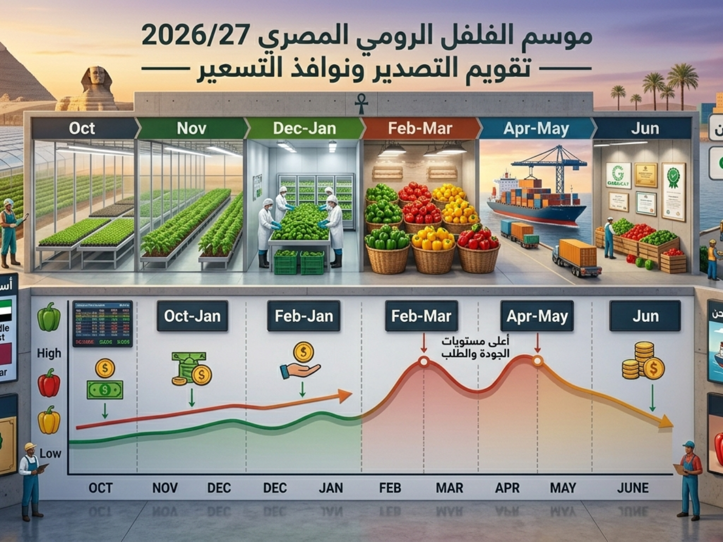 Ilmondo 5 Egyptian Bell Pepper Season
